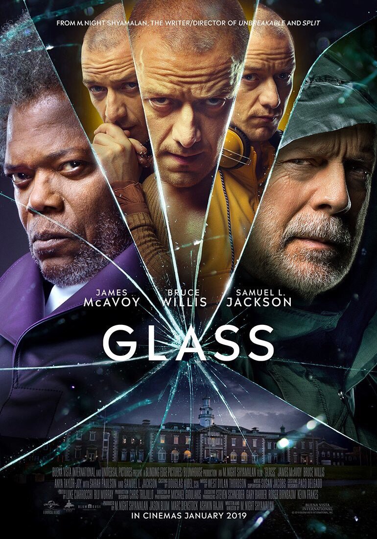 Glass (2019) dir. M. Night Shyamalan Rated: PG-13 image: ©2018 Universal Pictures