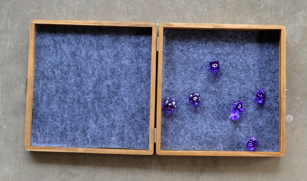 Walnut tray gray dice.jpg