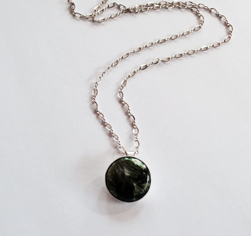 Princess Seraphina - Seraphinite Necklace
