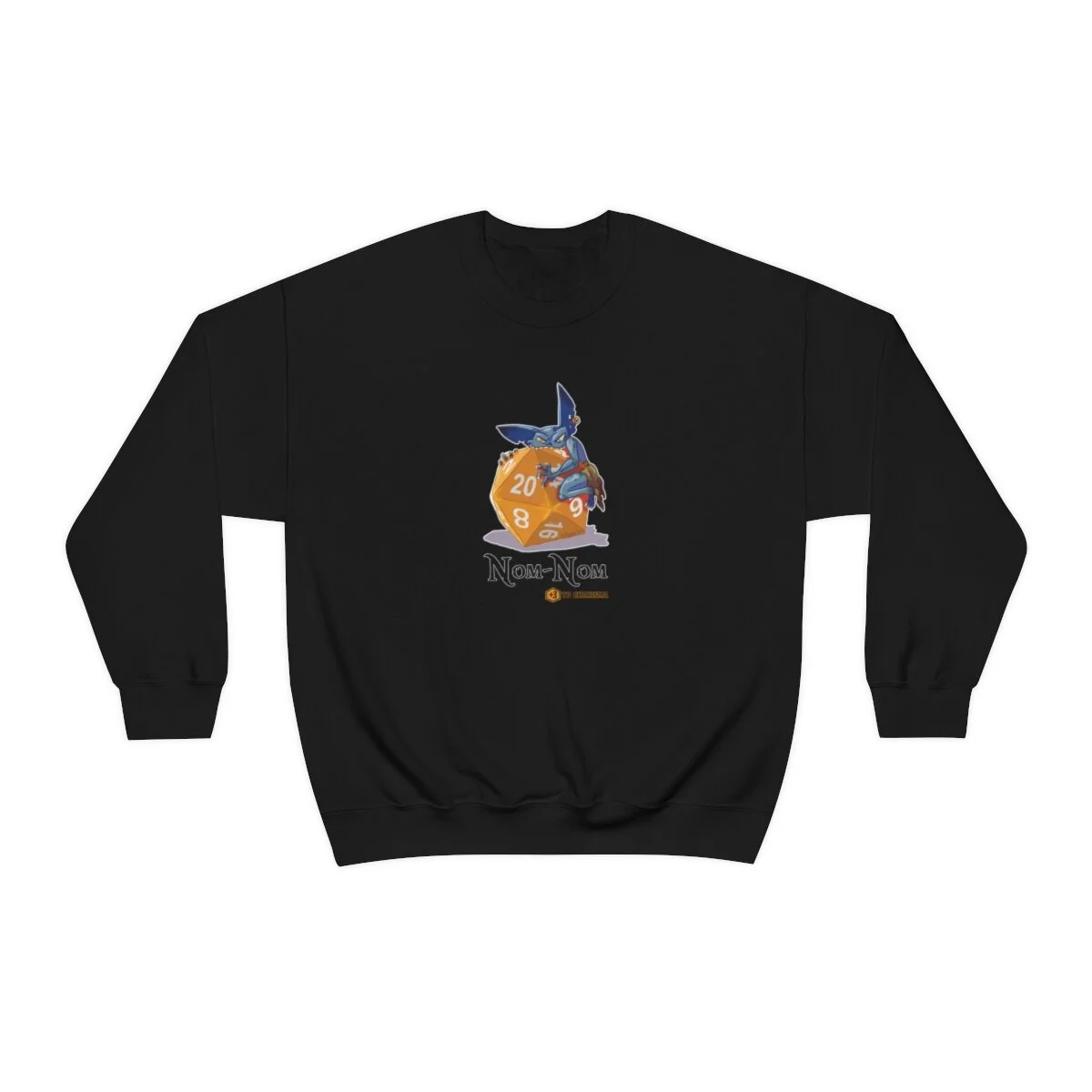 Nom-Nom Dice Goblin Unisex Crewneck Sweatshirt