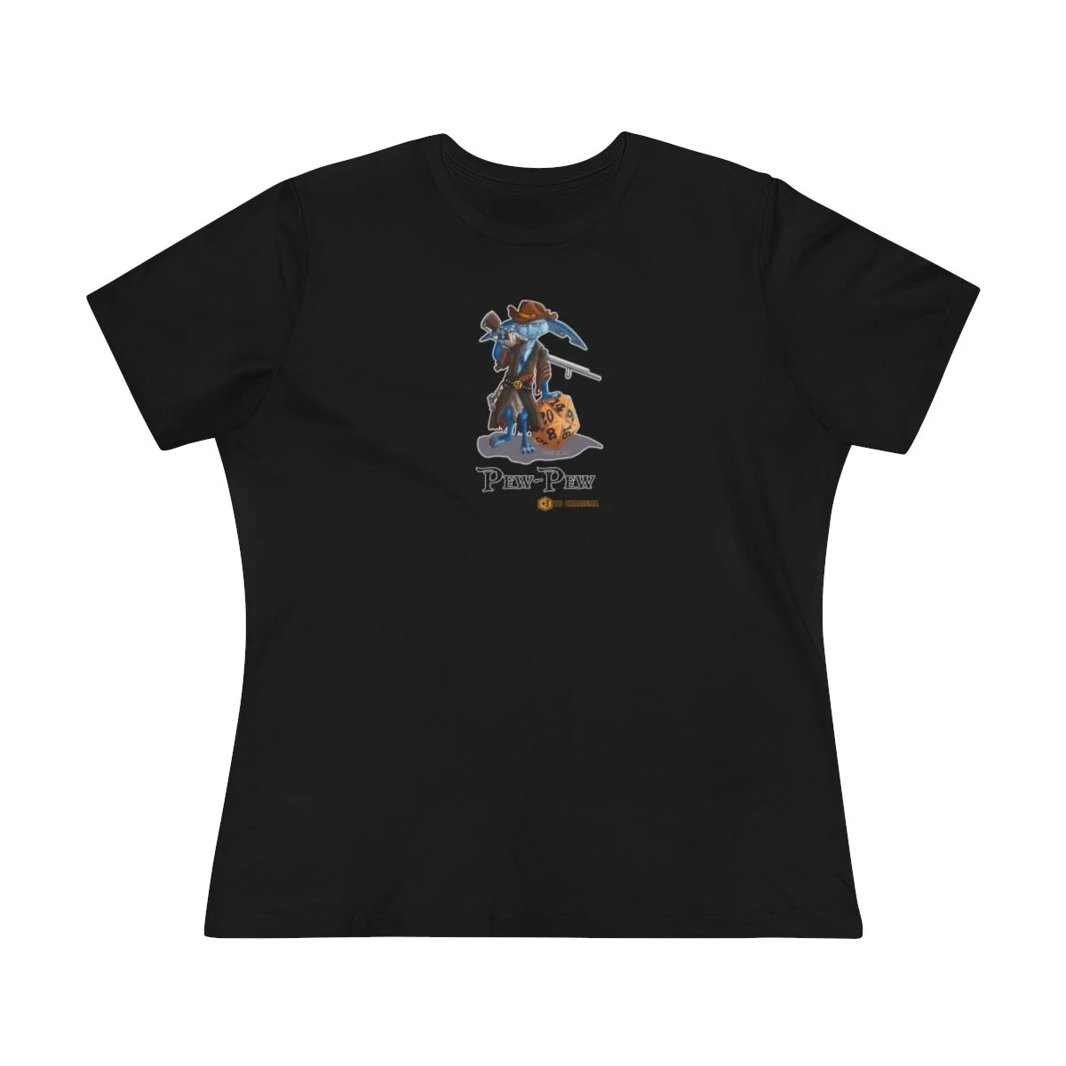 Pew Pew Dice Goblin Women's Cotton Tee Shirt