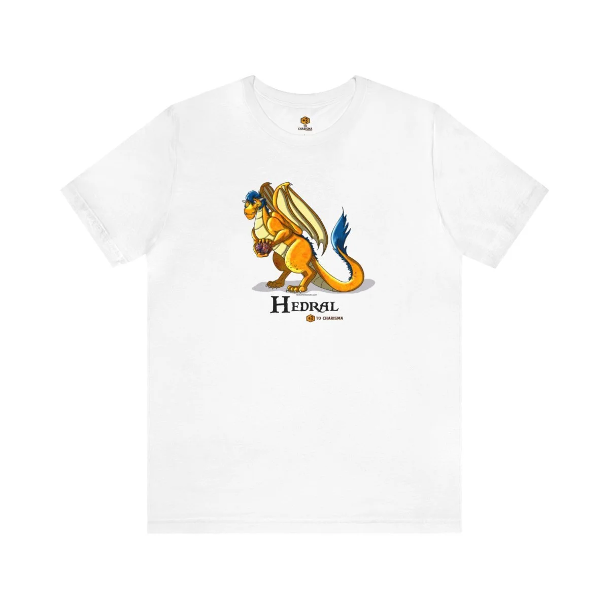 Hedral the Dragon, Dice Goblin Unisex Jersey Short Sleeve Tee