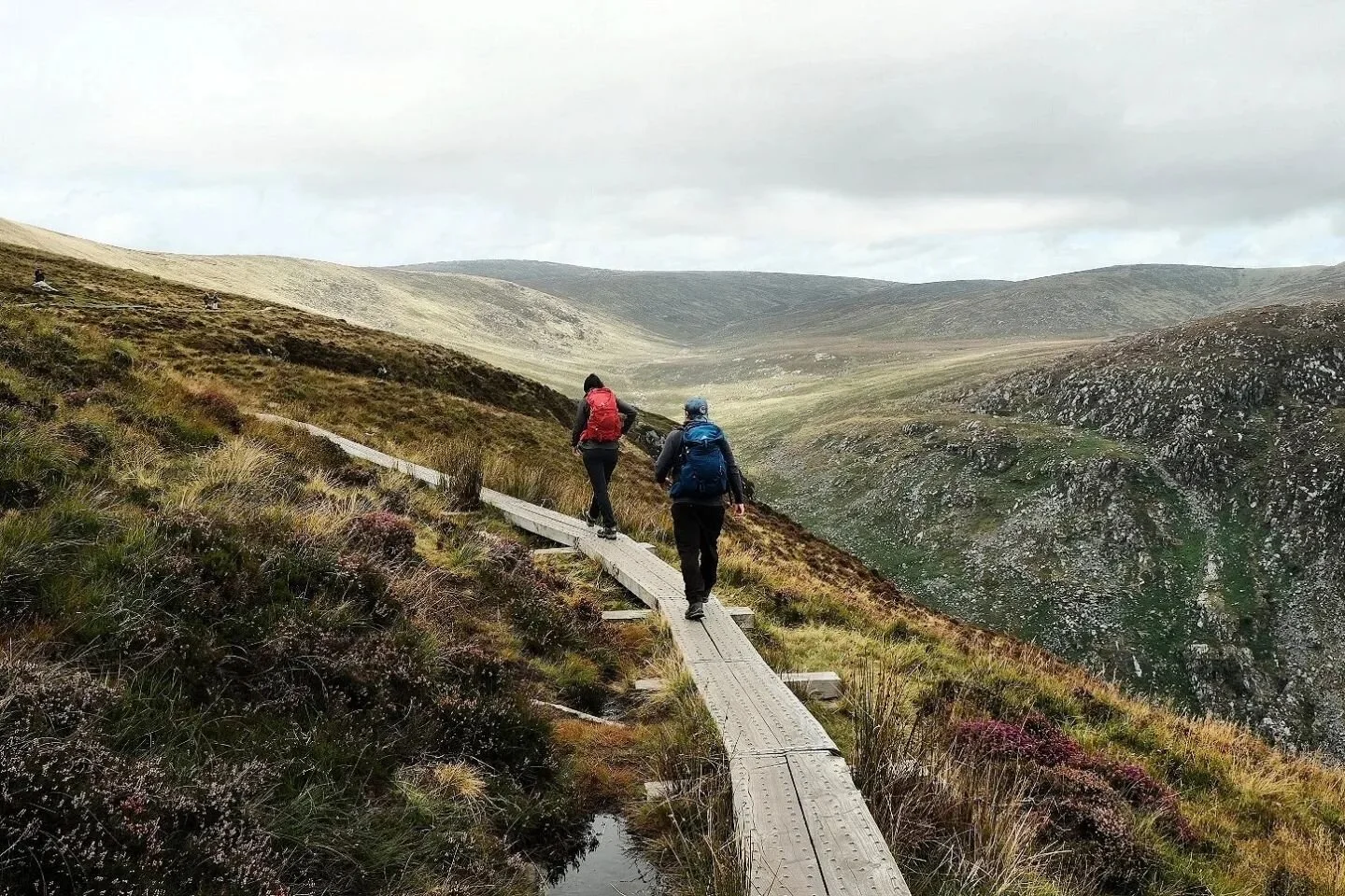 A week in Ireland visiting friends. 

Full day of adventure today in Glendalough. Started off in an old cemetery and ruins, hiked a beautiful trail through Glendalough, and hit the pub afterwards for a rewarding pint of Guinness.

As this photo shows