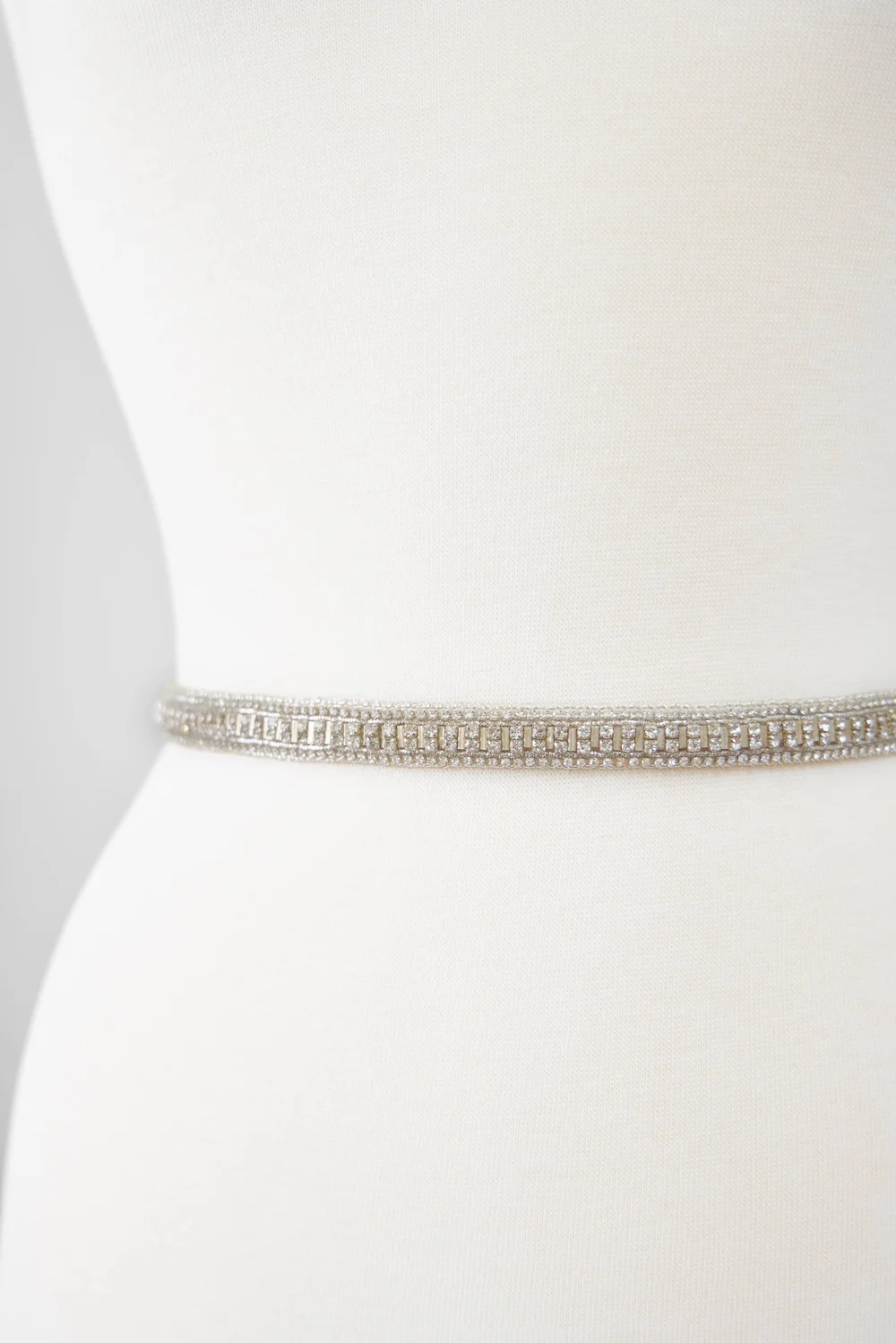 white christmas dresses Silver Crystal Bridal Belt – Wedding Dress Sash Accessory Applique Only