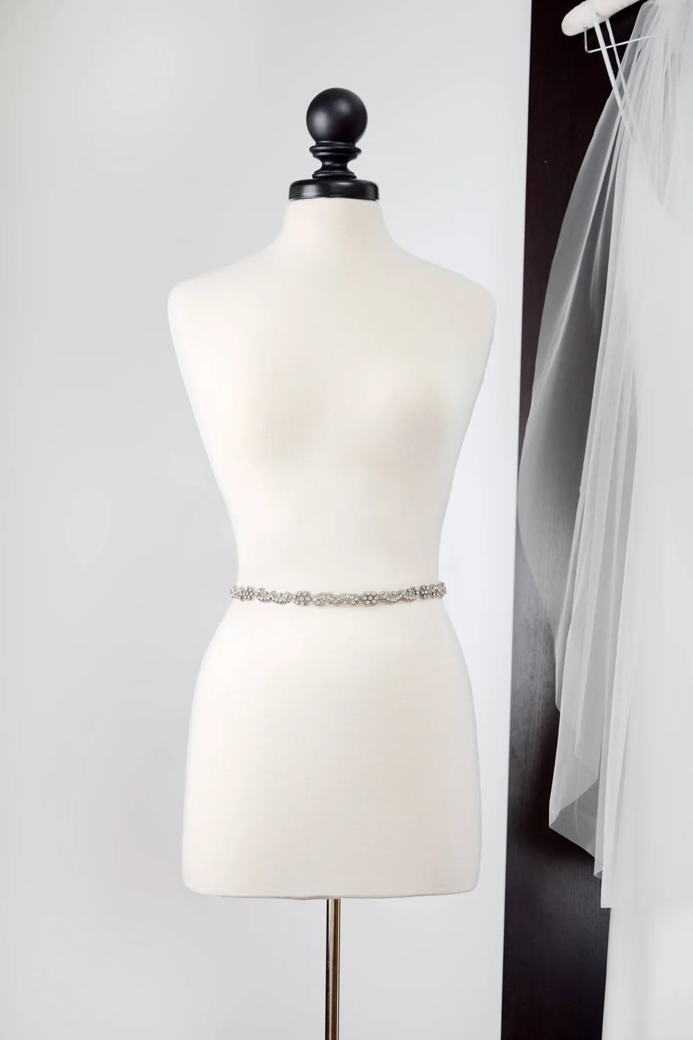 Rhinestone Bridal Belt Imperial — NK Bride display picture 3