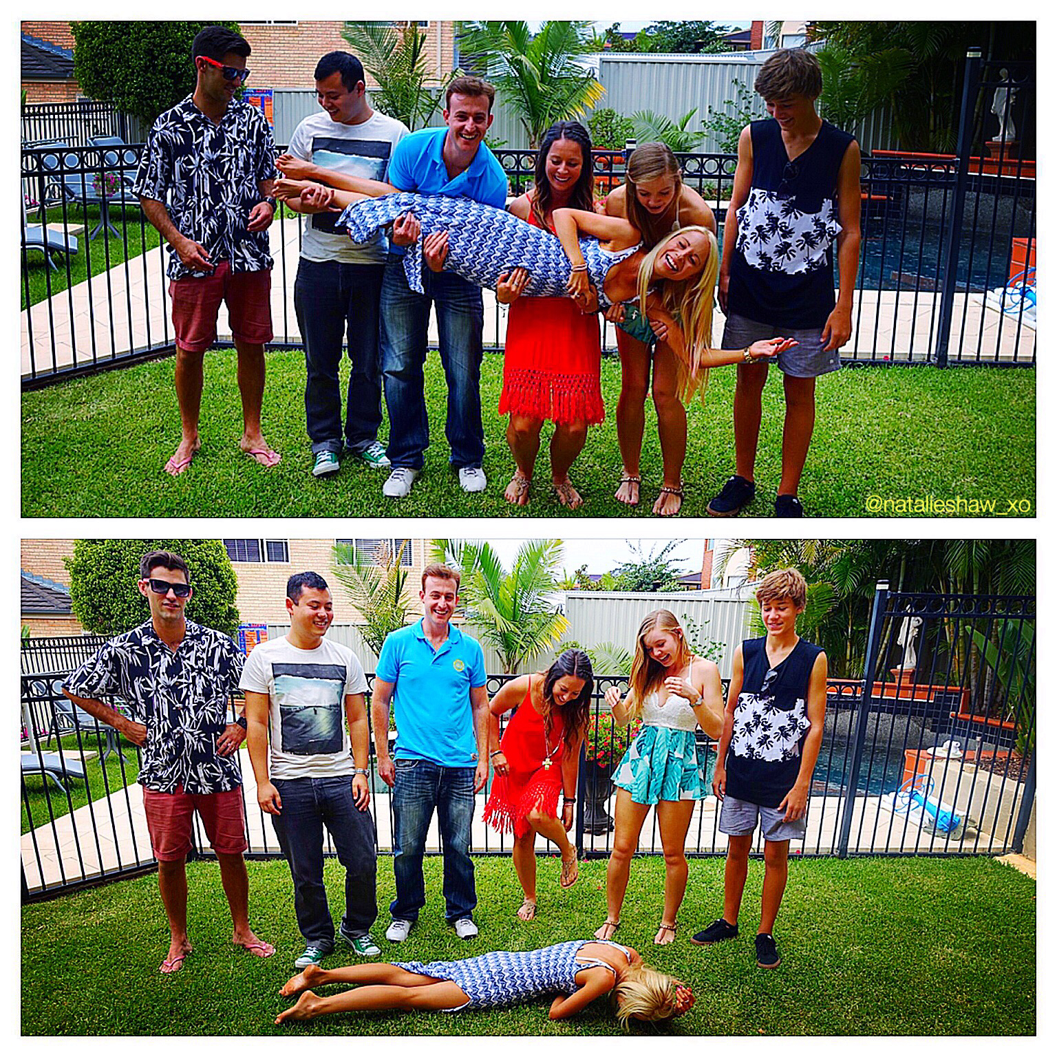 It's all fun and games until someone gets dropped..