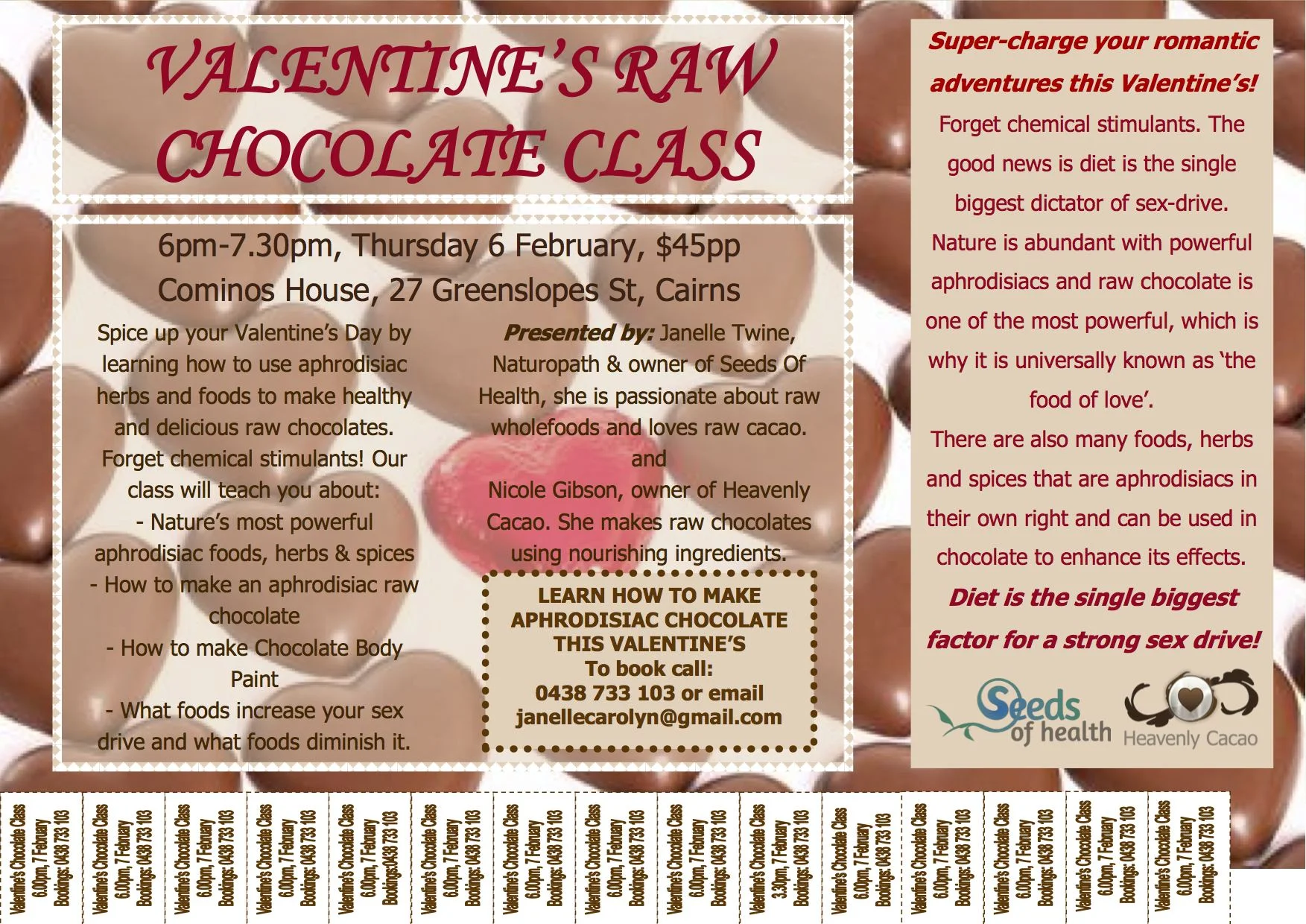 Valentine's Day Raw Chocolate class
