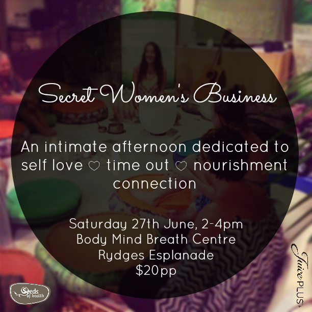 A nourishing women's gathering to reset, recharge and regroup