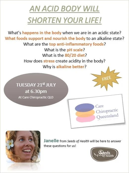How to live pain free and extend your life seminar