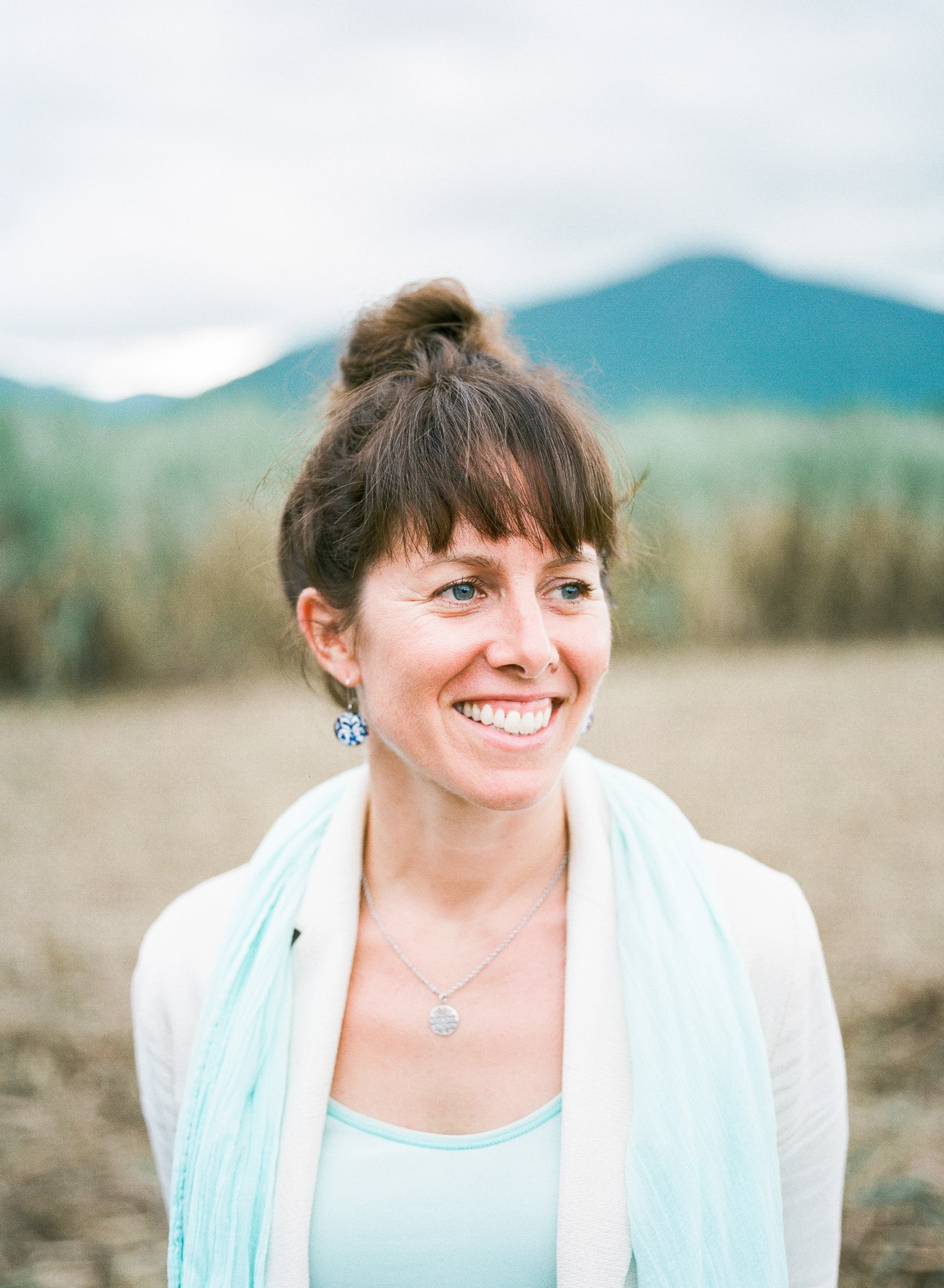 In one of my happy places…outside amongst the mountains…