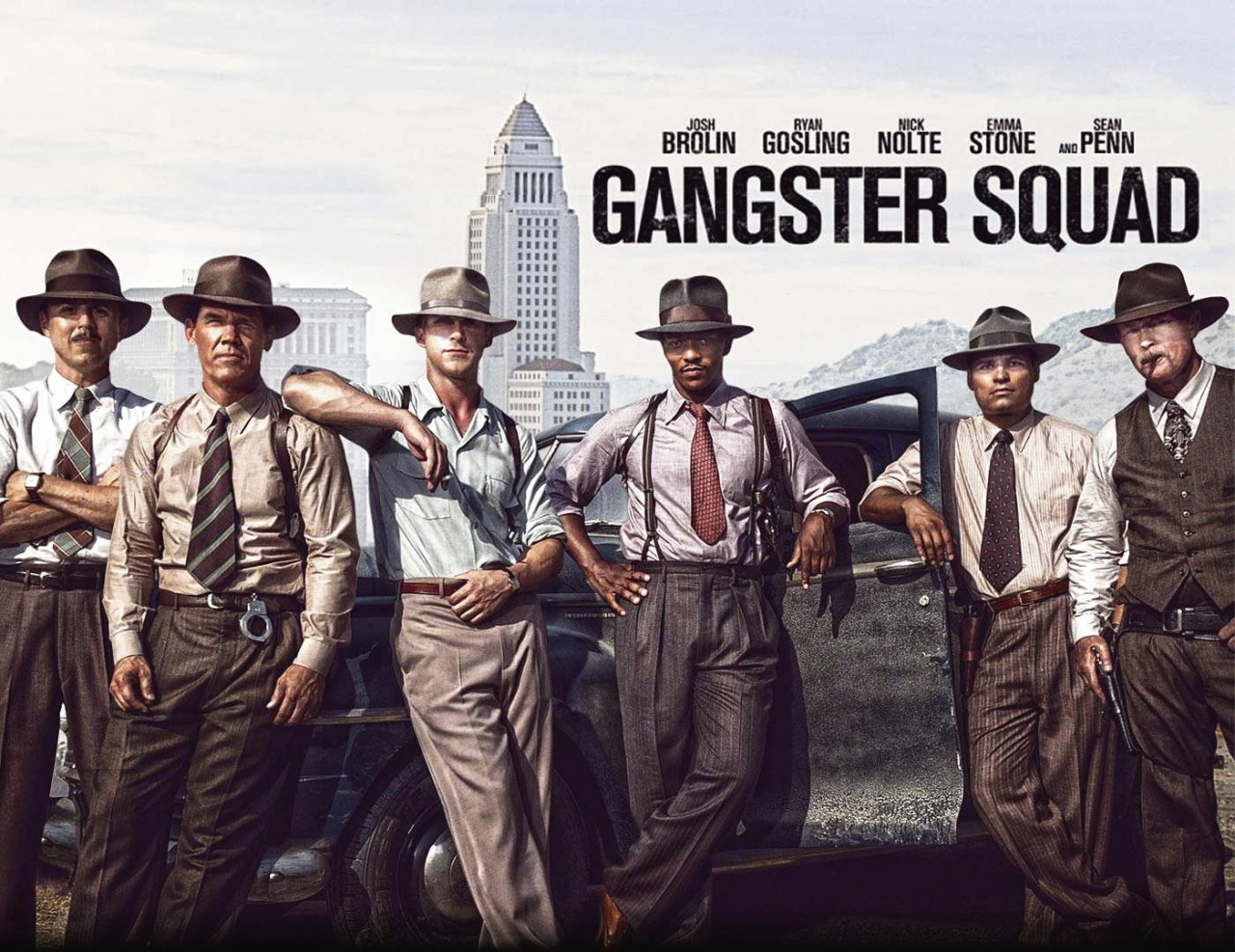 Teaser poster of the whole Gangster Squad
