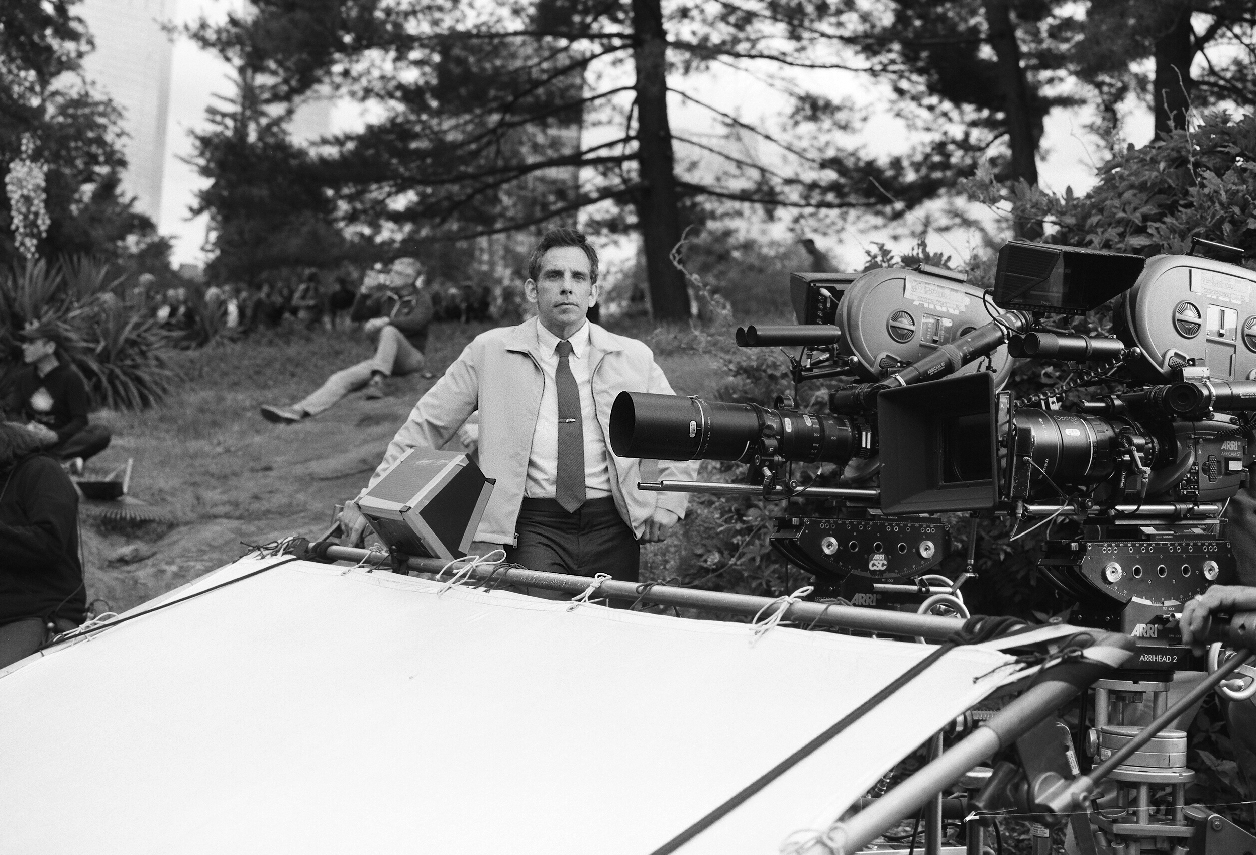 Ben Stiller directs on the set of The Secret Life of Walter Mitty (2013)