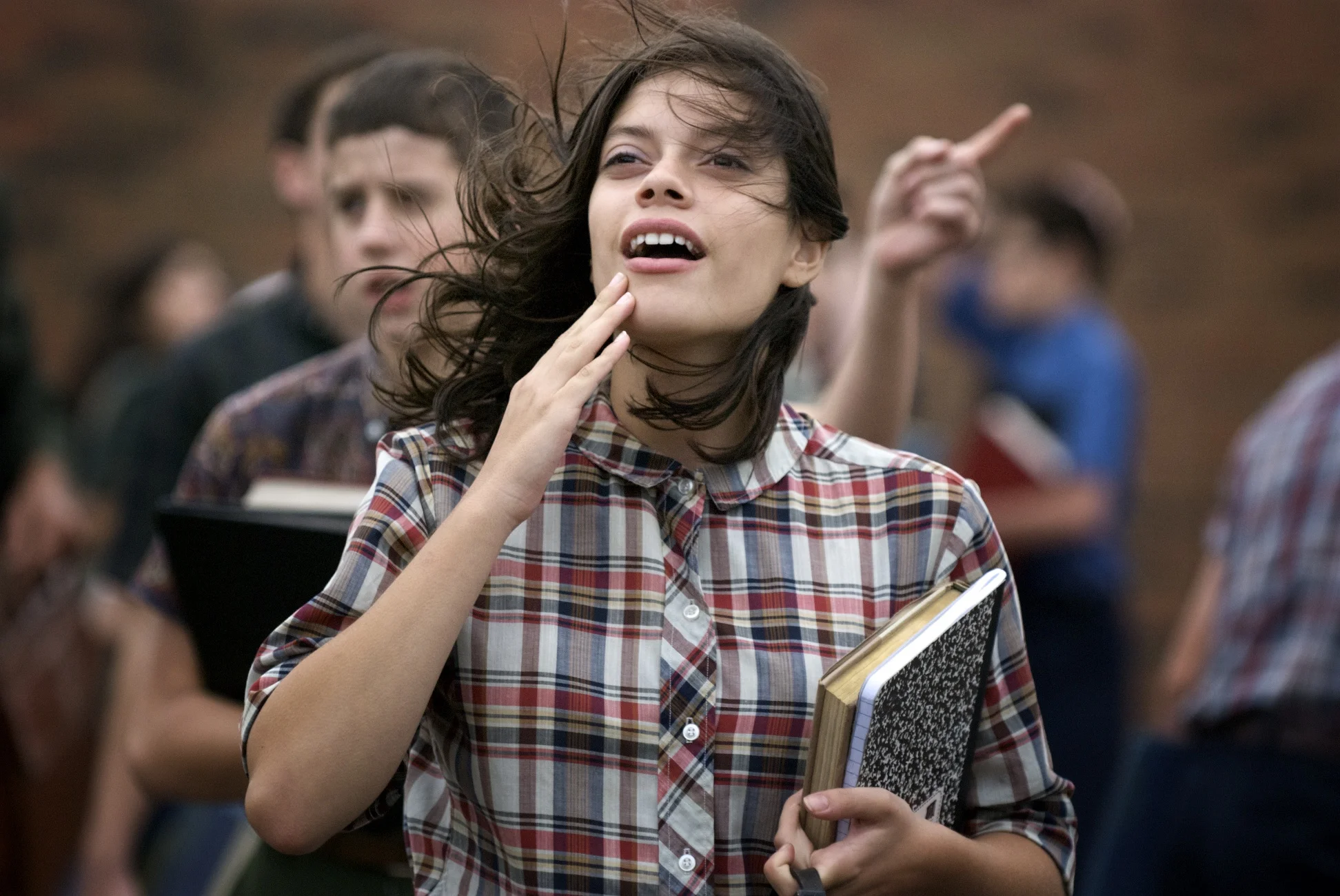A featured extra in the storm scene on A Serious Man (2009)