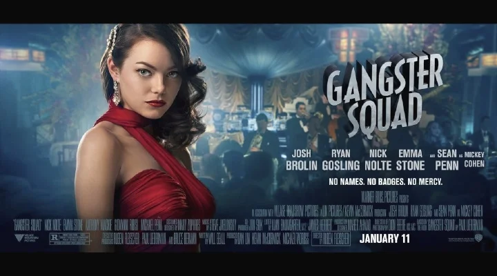 Character one sheet featuring Emma Stone as Grace Faraday for Gangster Squad (2013)