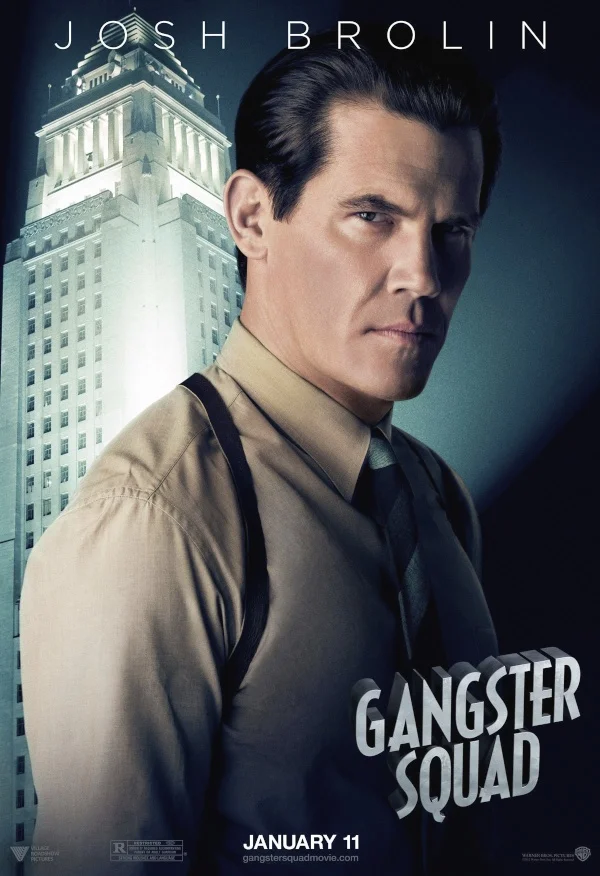 Another Character one sheet featuring Josh Brolin as Sgt. Jerry Wooters for Gangster Squad (2013)