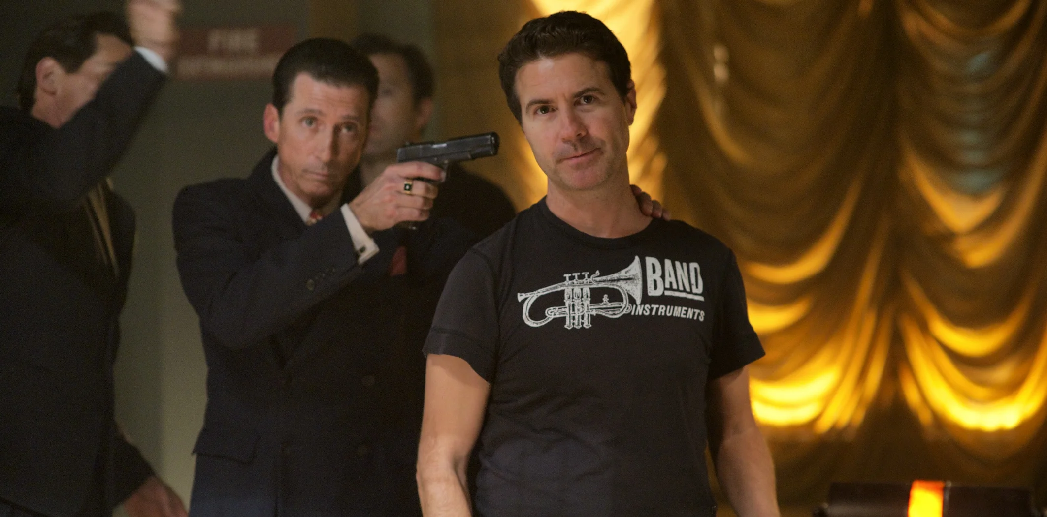 Director of Photography Dion Beebe gets held up on set of Gangster Squad (2013)