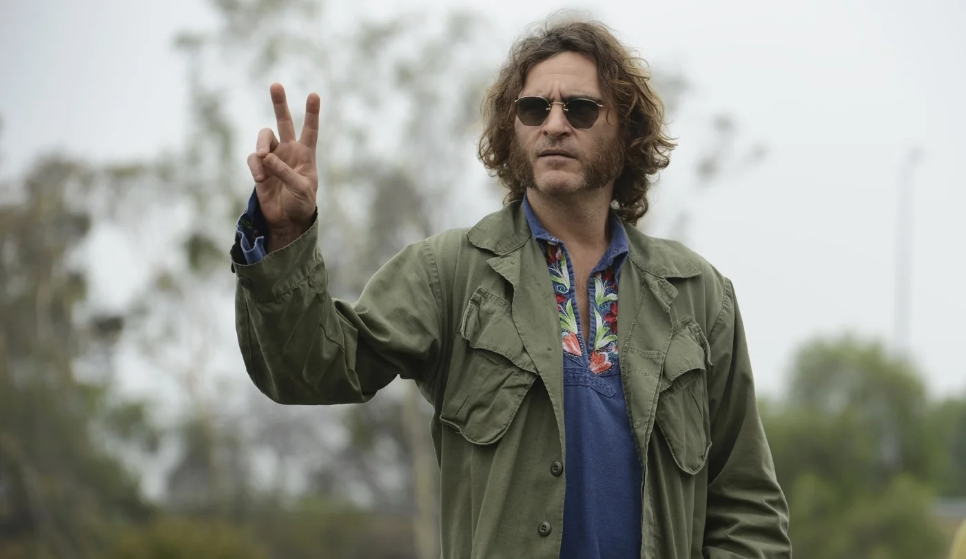 Joaquin Phoenix as Larry "Doc" Sportello in Inherent Vice (2014)