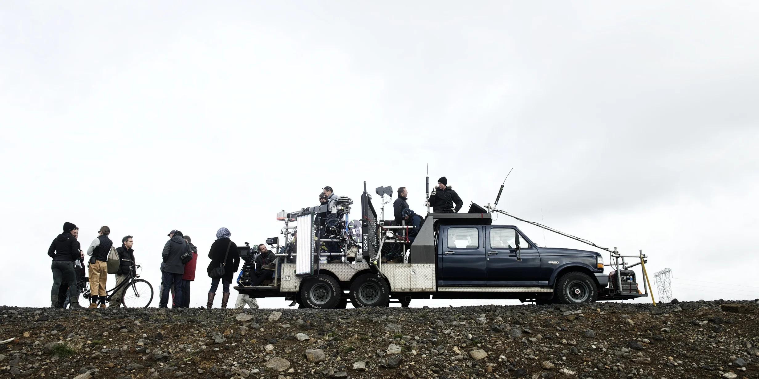 The process trailer in Iceland on The Secret Life of Walter Mitty (2013)