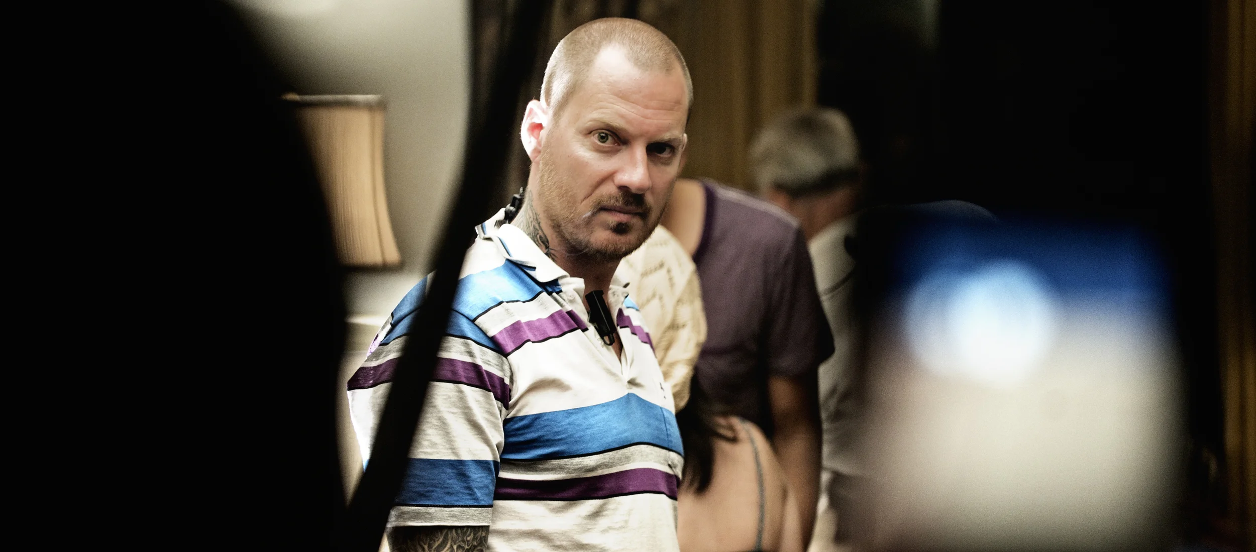 First assistant camera Jason McCormick on the set of Greenberg (2010)