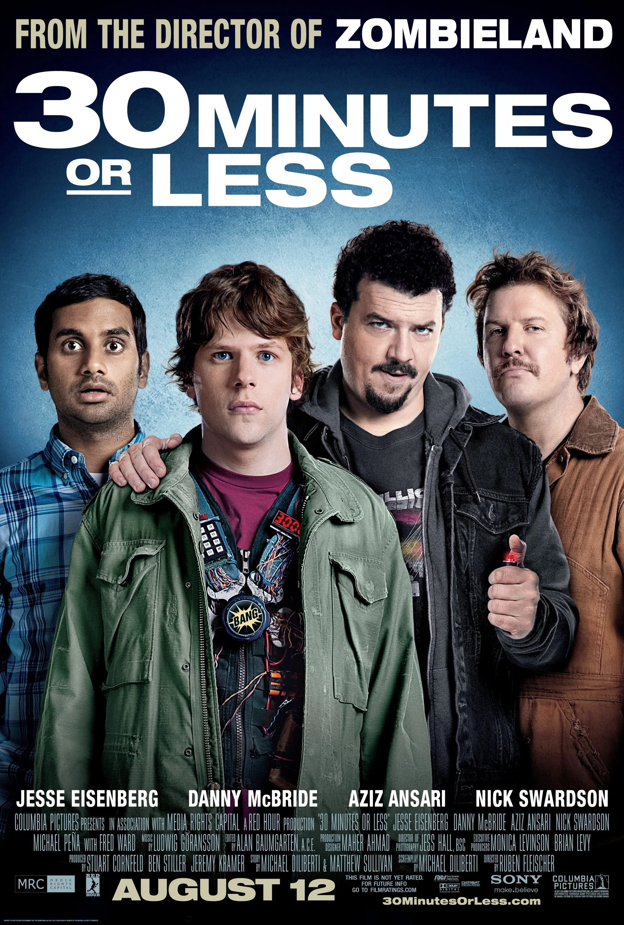 Theatrical poster for 30 Minutes or Less (2011)