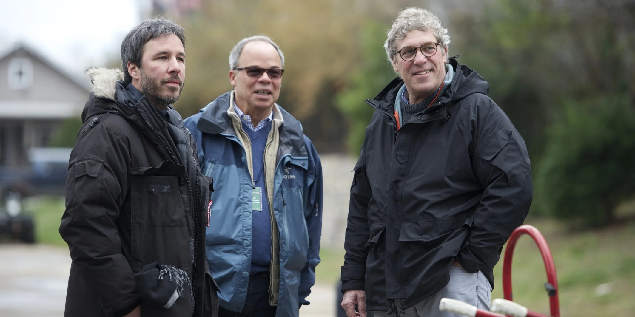 Director Denis Villeneuve, on the set of Prisoners (2013)