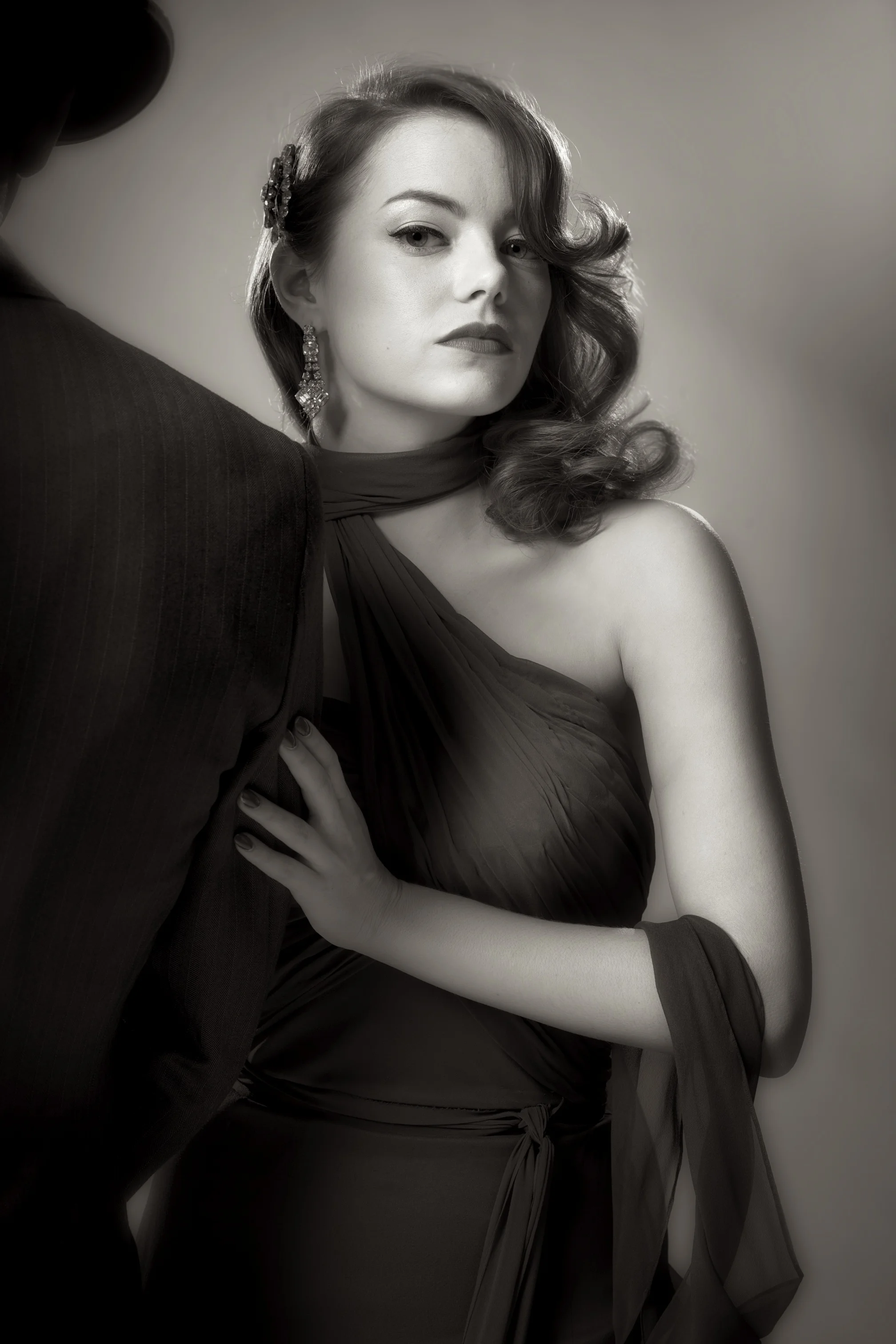Emma Stone as Grace Faraday poses in a studio shot for Gangster Squad (2013)