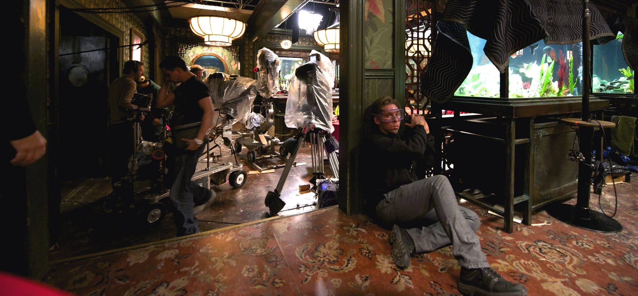 Myself on the set of Men in Black 3 (2012) right before the bar explodes!