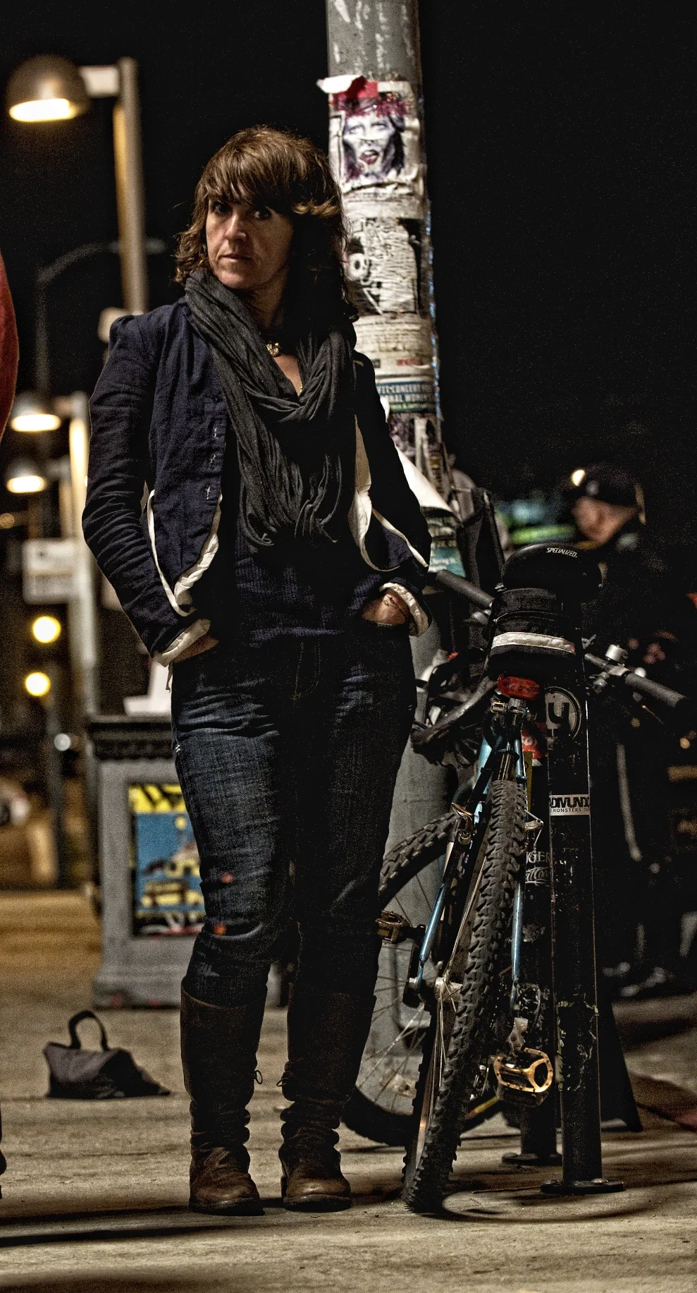 department head hair stylist Lori Guidroz on the set of Greenberg (2010)