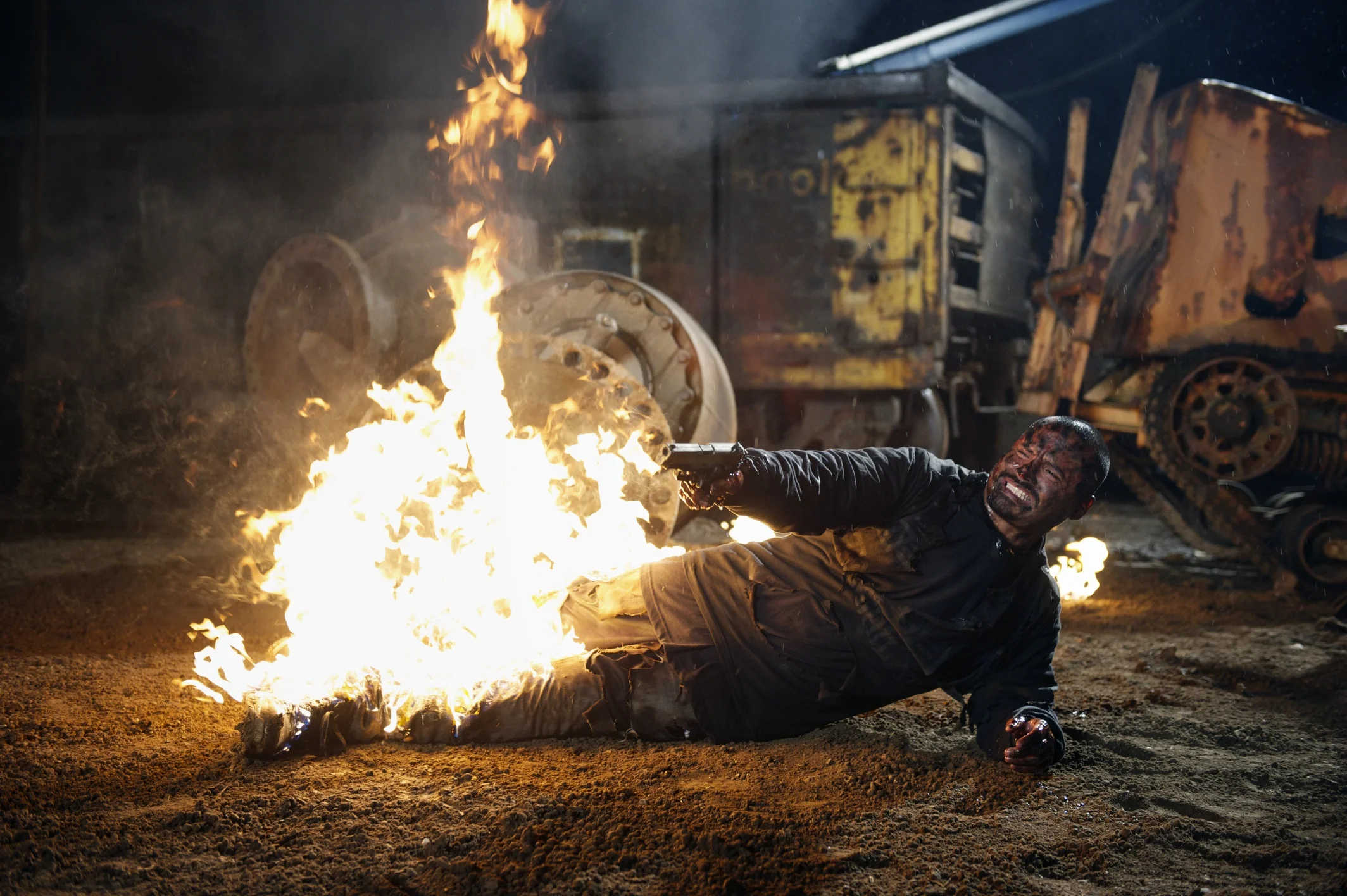 Michael Peña as Chango as things heat up in 30 Minutes or Less (2011)