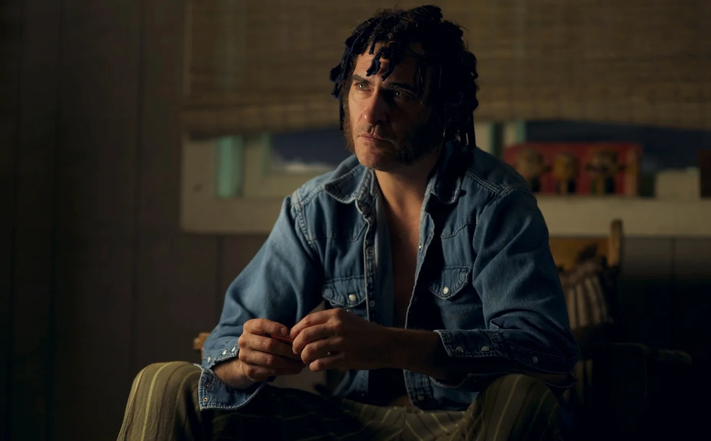 Joaquin Phoenix as Larry "Doc" Sportello in Inherent Vice (2014)