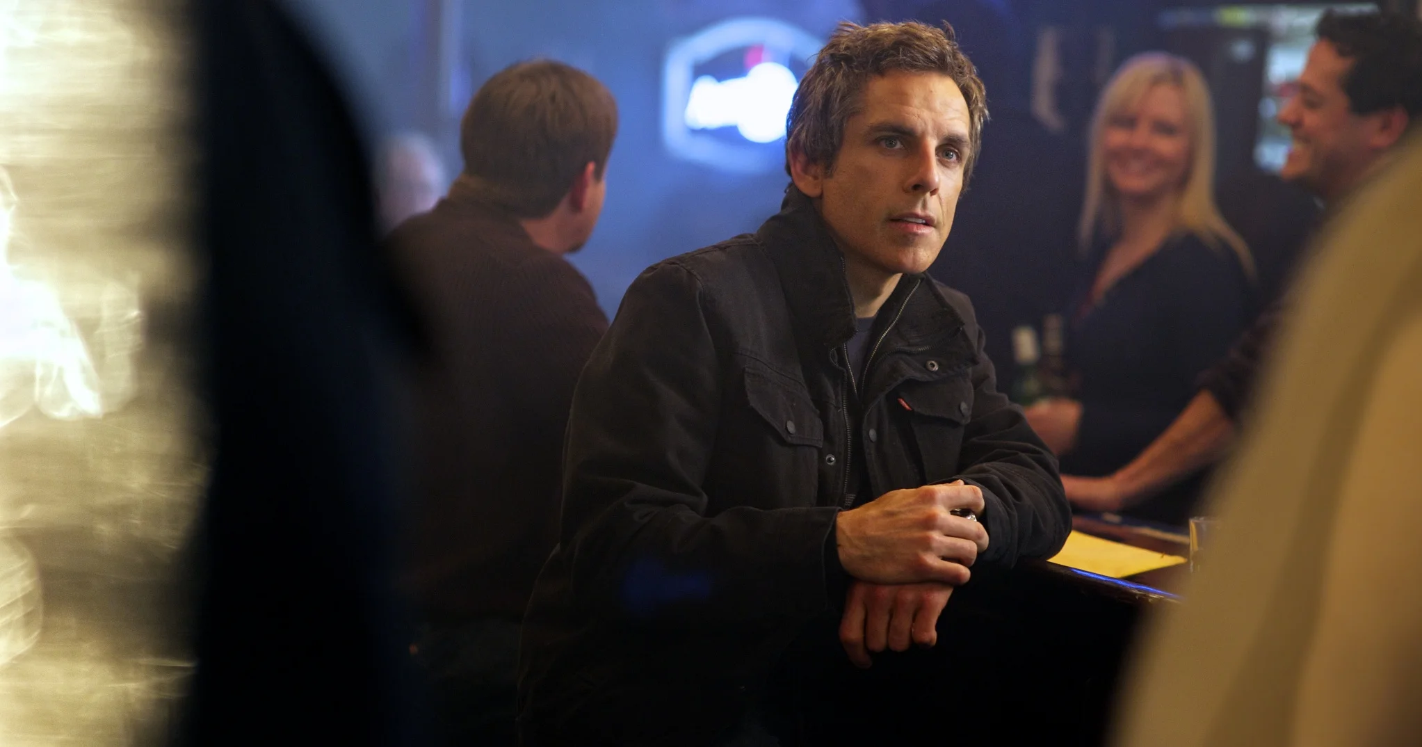 Ben Stiller as Josh Kovacs in the bar scene in Tower Heist (2011)