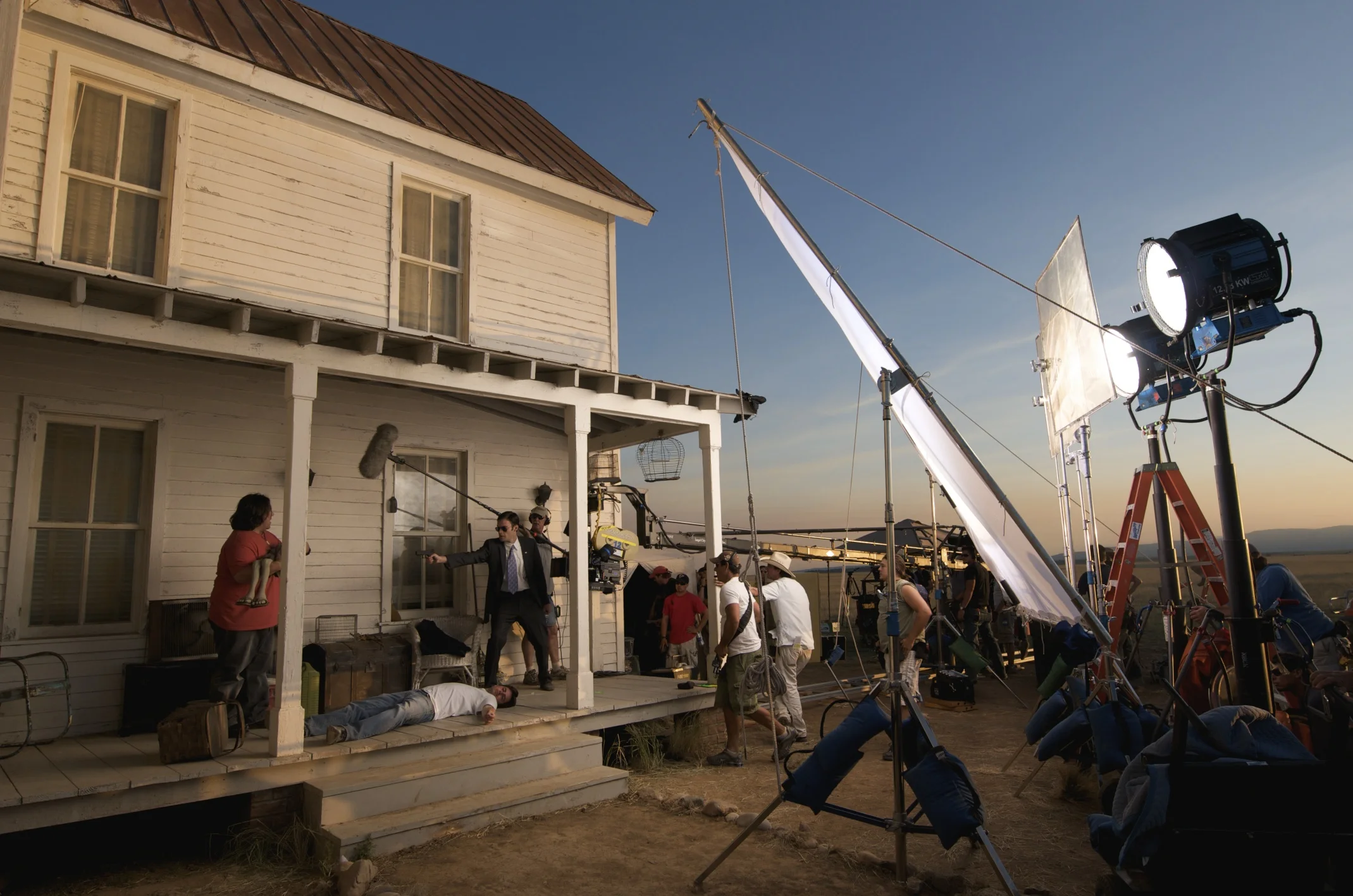Shooting the house set on Paul (2011)