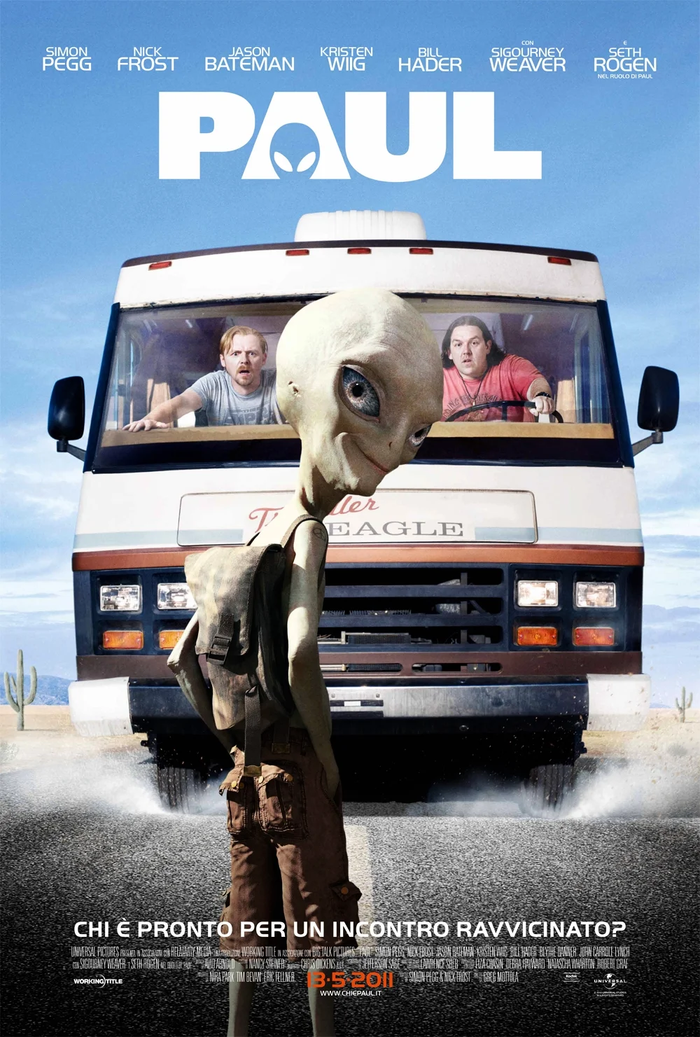 Theatrical poster for Paul (2011)