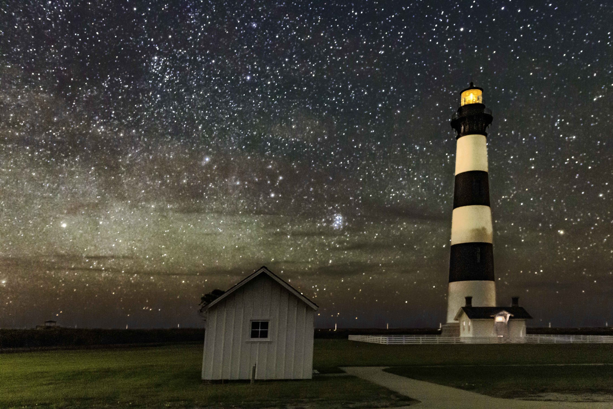 Bodie Island Lighthouse Under the Stars