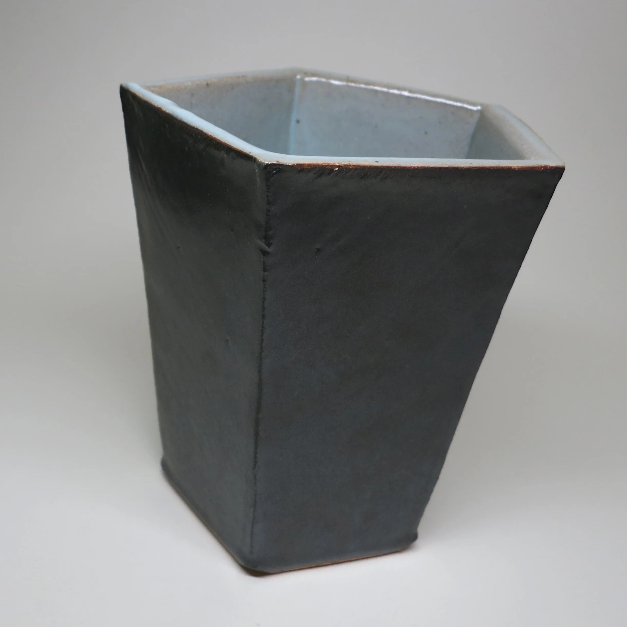 Geometric Slab Vase