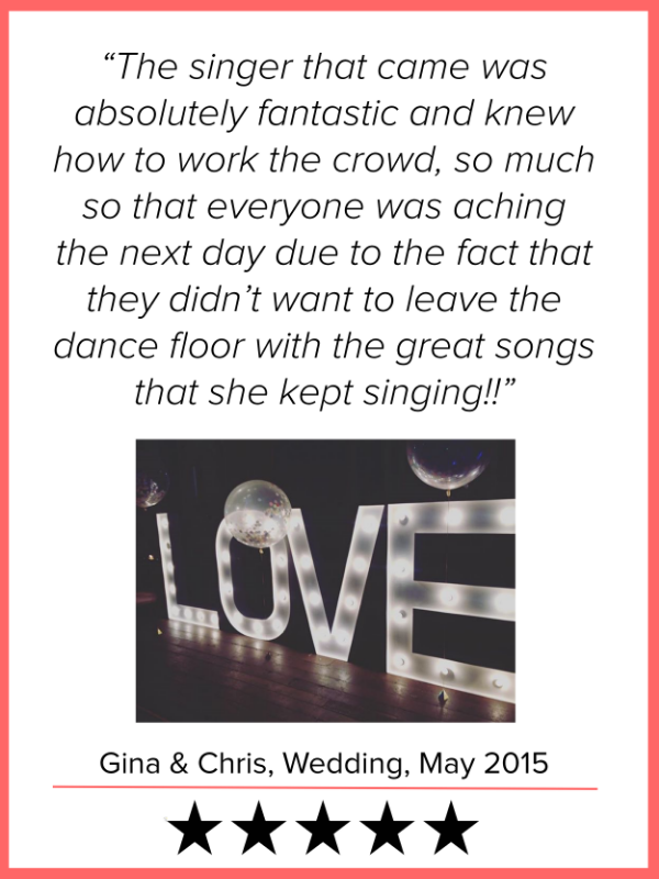 The singer that came was absolutely fantastic and knew how to work the crowd, so much so that everyone was aching the next day due to the fact that they didn’t want to leave the dance floor