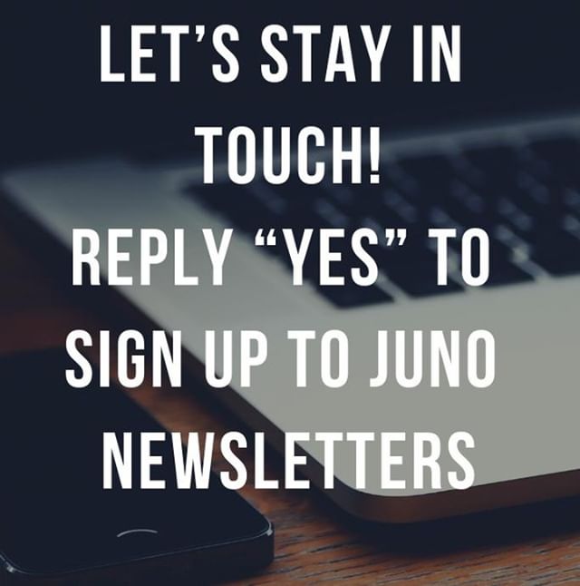 Social media is fun but my resolution for this year was to set up Juno Newsletters every 3-4 months. I've had a positive reception in clinic and I'm ready to send out my first edition. I'm looking forward to sharing with you information about new pro