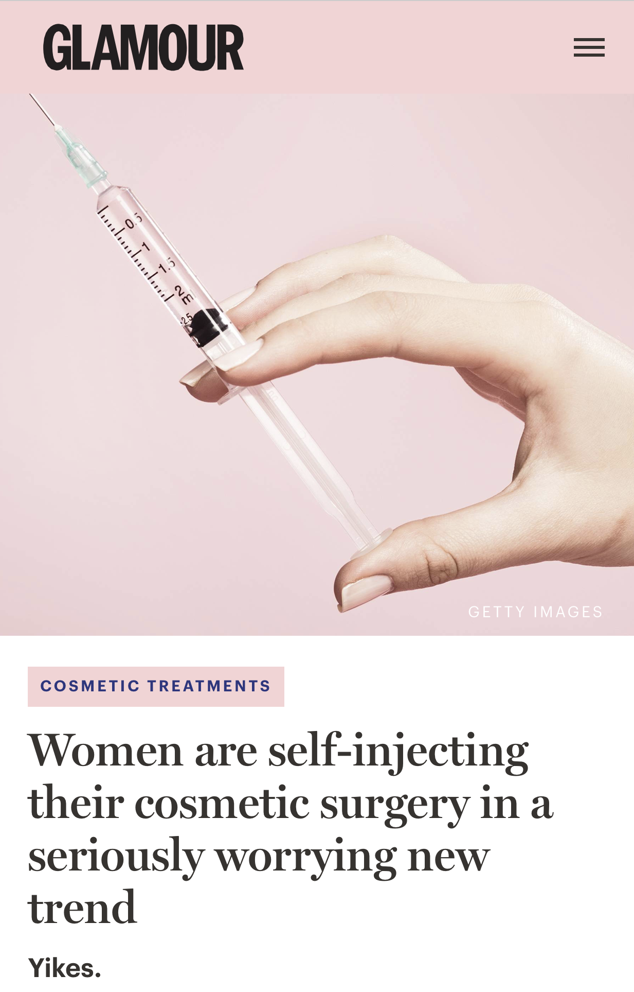 The Problem with Self Injecting