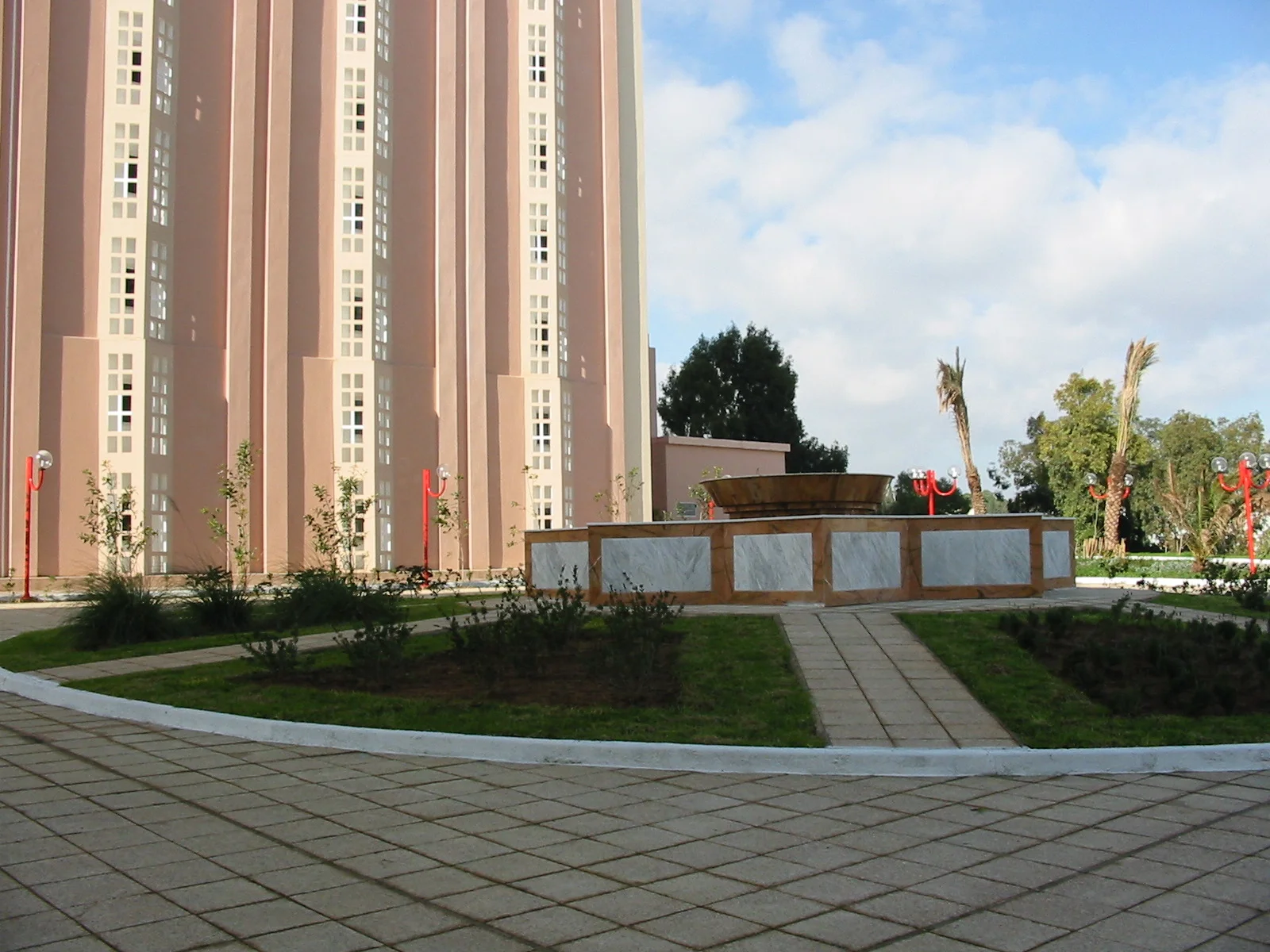 La fontaine - Après plantation