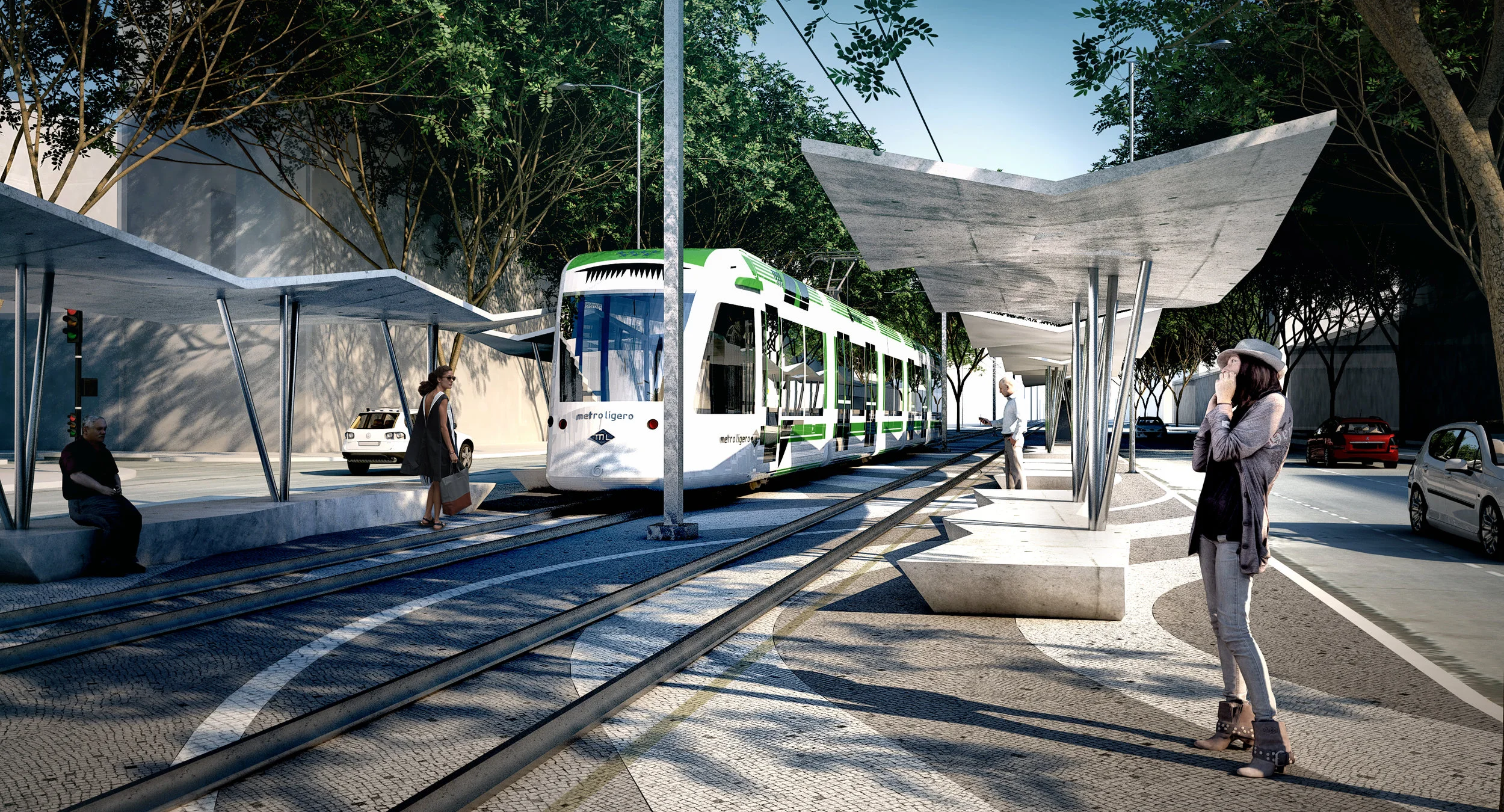 Tram station