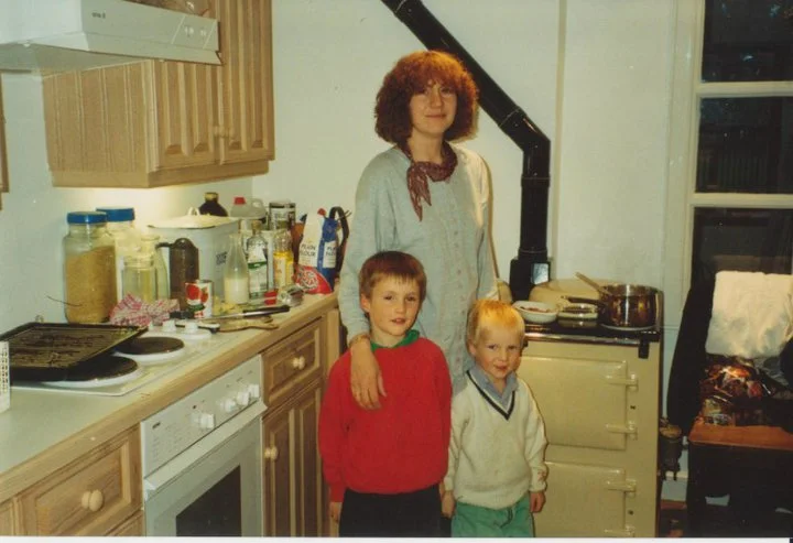 Mum, me & Daniel, in Alford, Aberdeenshire