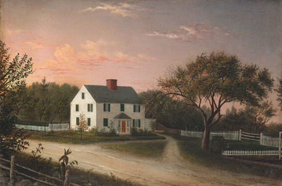 19th Century New England painting by Mary Blood Mellen