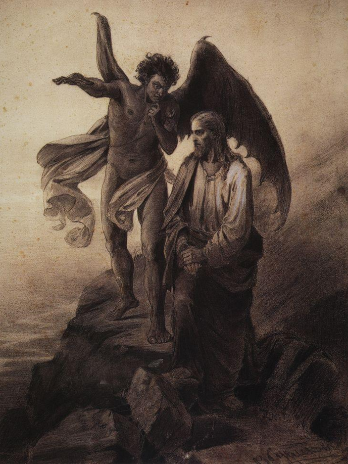 Temptation of Christ by Vasily Surikov