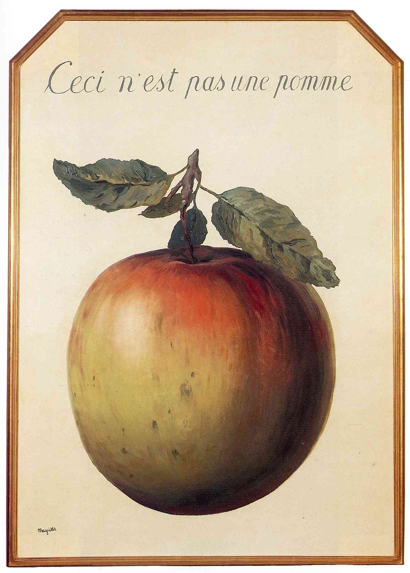 This is Not an Apple by Ren é Magritte
