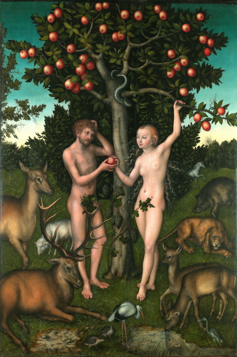 'Adam and Eve' By Lucas Cranach the Elder (1526)