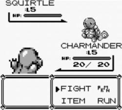 Screenshot from Pokemon Red