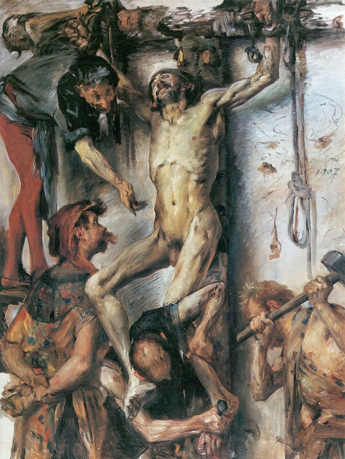 'The Great Martyrdom' by Lovis Corinth, 1907