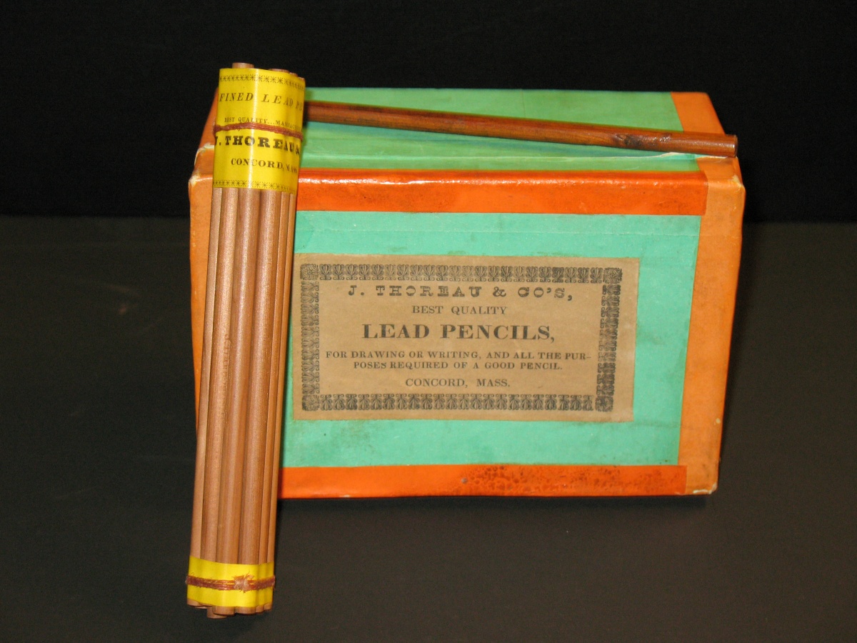 A box of pencils from J. Thoreau & Company.