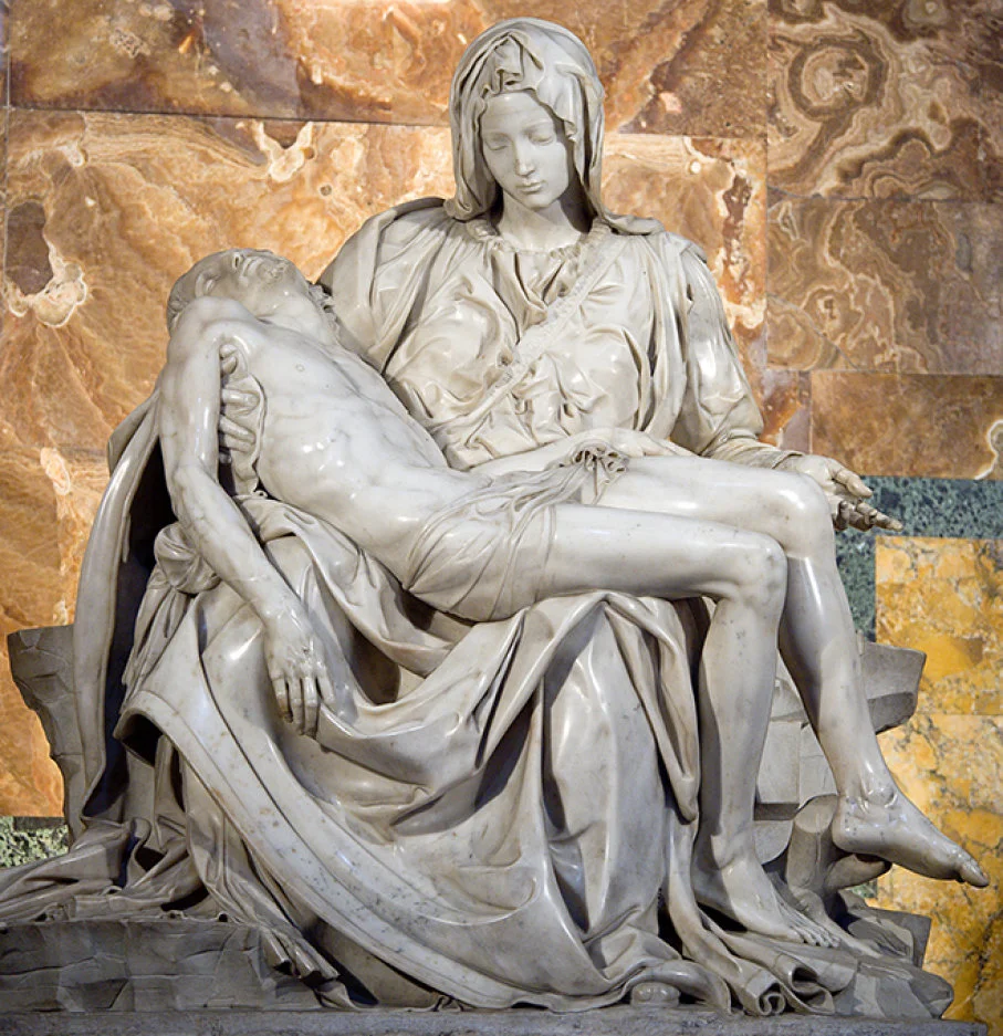 The Pieta by Michelangelo.