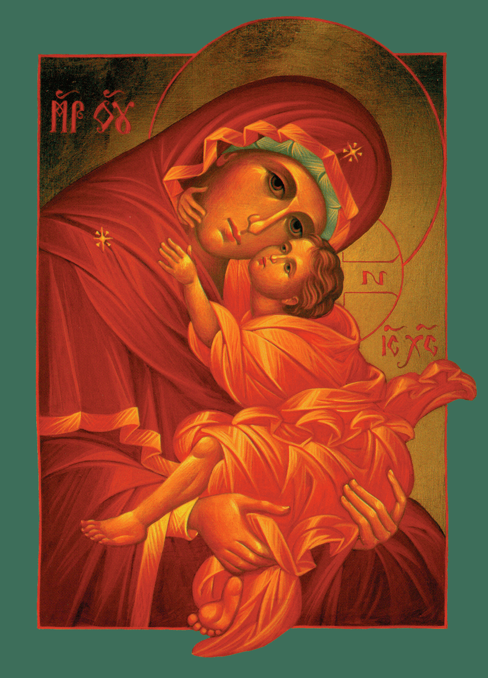 Mother of God icon by Jan Isham.